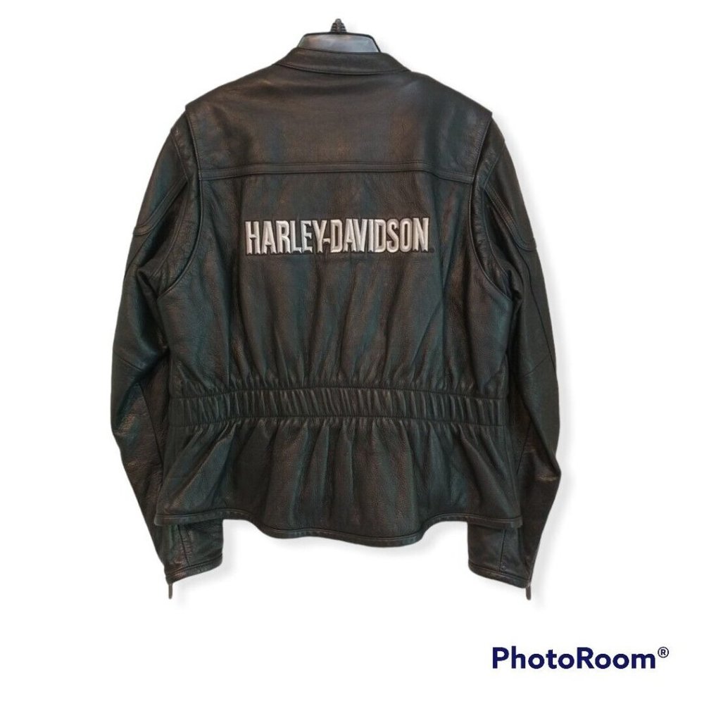 Women's Large L Harley-Davidson Leather Jacket With Liner